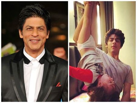 શાહરૂખે તેના બન્ને દિકરાઓની મસ્તીની પળોને કેમેરામાં કેદ કરી!