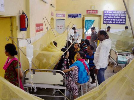 ઠેર ઠેર ડેન્ગ્યુના ખાટલા 