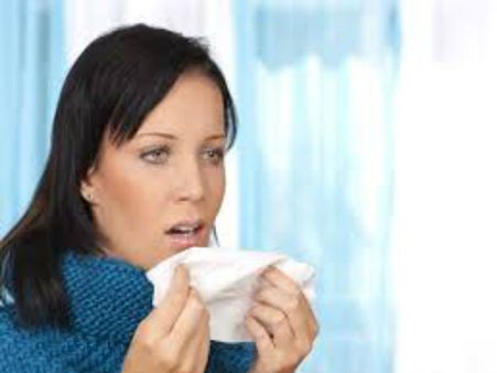 છીંકતી વખતે હવાની ગતિ