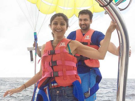 પતિ સાથે શિલ્પા