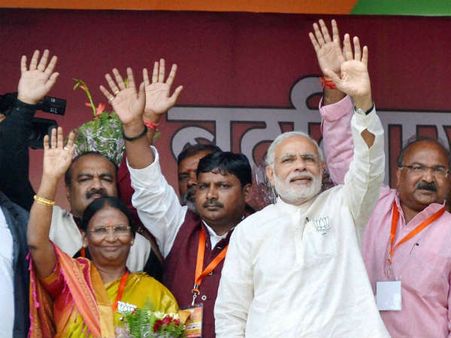 બિહારમાં પીએમ મોદીએ સંબોધી ચૂંટણીસભા 