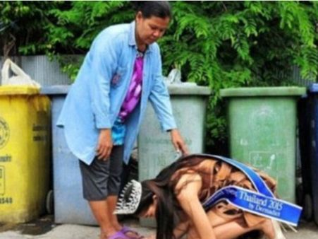 કચરો ઉપાડનારની છોકરી બની બ્યૂટી ક્વિન ફોટા થયા વાયરલ