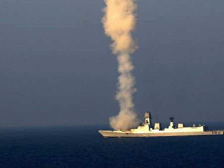 INS કોચ્ચીથી બ્રહ્મોસનું સફળ પરિક્ષણ