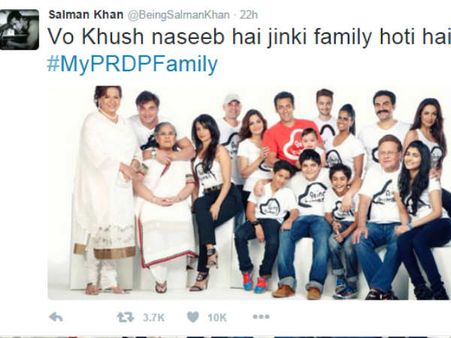 સલમાનનું ટ્વીટ સલમાનનું ટ્વીટ