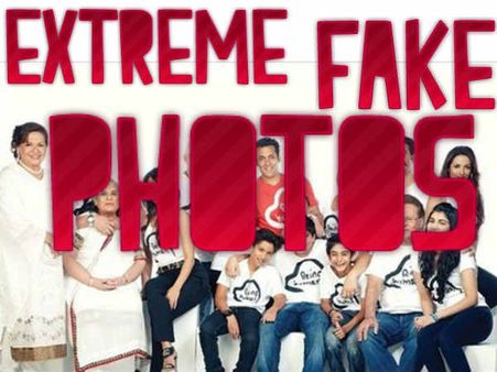 #PHOTOSHOP: સલમાન ખાને શેયર કરી ફેક ફેમલી ફોટો!