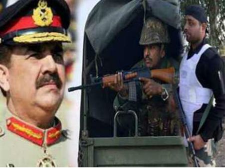 પાક સેના પ્રમુખ રાહીલ શરીફે હતી પઠાણકોટ હુમલાની જાણકારી