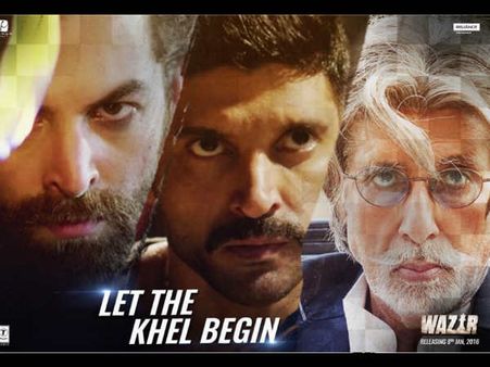 બોક્સ ઓફિસ રિપોર્ટ : વઝીરની 4 દિવસની કમાણી છે Pretty Good!