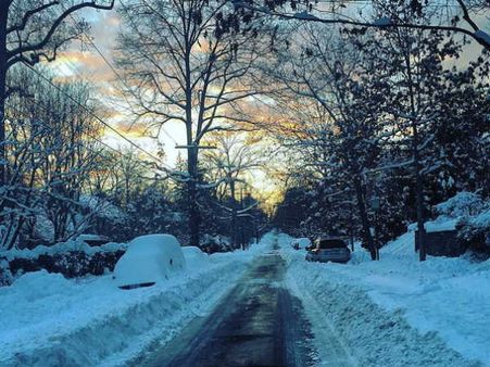 વોશિગ્ટનમાં સ્નો ઇમરજન્સી 