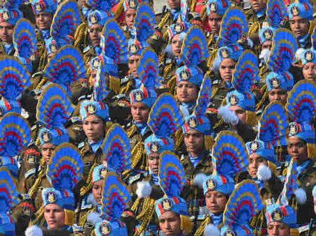 CRPF મહિલા દળની માર્ચ પાસ્ટ