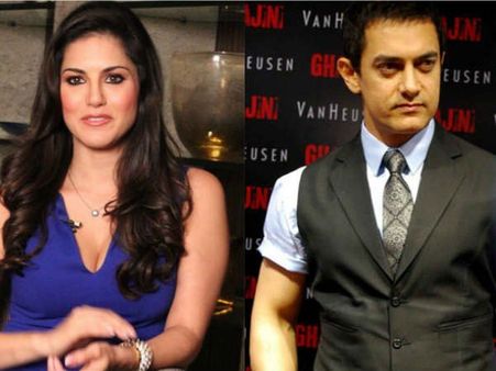 દંગલના સેટ પર સની લિયોન અને આમીર ખાન એક સાથે...