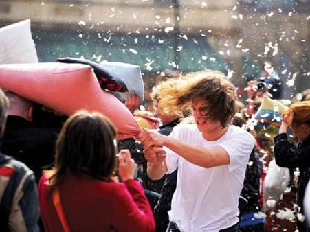 સૌથી મોટી તકિયાની ફાઇટ 