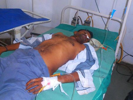 આરોગ્ય મંત્રી નીતિન પટેલની હાજરીમાં યુવકે ઝેર ગટગટાવ્યું