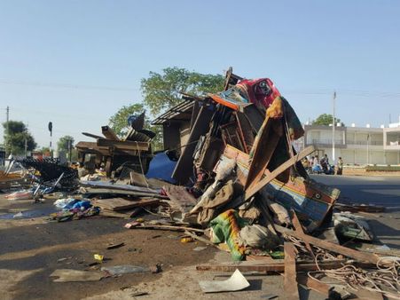 મહેસાણામાં મોડી રાત્રે થયેલા અકસ્માતમાં 7 ઇજાગ્રસ્ત 