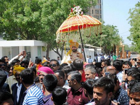 રવિન્દ્ર જાડેજા અને રિવાબાના લગ્ન ની તસ્વીરો