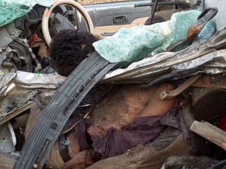 ભાવનગર -અમદાવાદ હાઇવે ઉપર ગોજારા અકસ્માતમાં પાંચના મોત