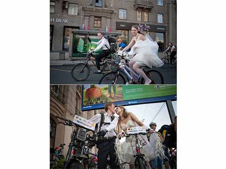 જાન નીકળી સાયકલ પર 