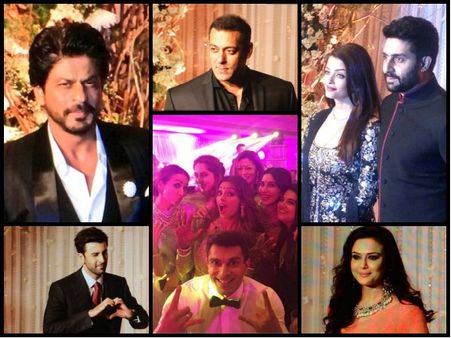 તસવીરો: બિપાશા અને કરણના રિસેપ્શનમાં ઉમટ્યા સેલેબ્રિટી