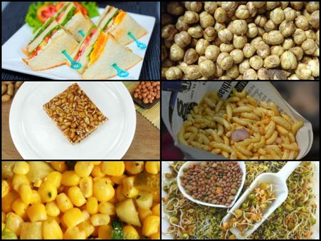 ઓફીસમાં ભૂખ લાગવા પર ખાઓ આ 10 હેલ્થી સ્નેક્સ
