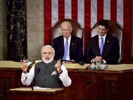 US કોંગ્રેસમાં મોદીની સ્પીચ: અમેરિકન છાપામાં છવાયા મોદી