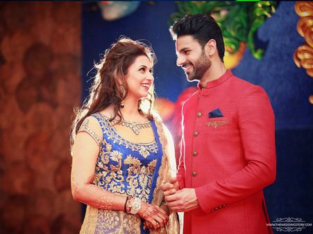 દિવ્યાંકાની સંગીત સેરેમની