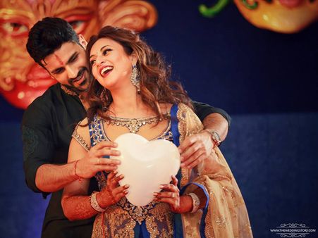 દિવ્યાંકાની સંગીત સેરેમની