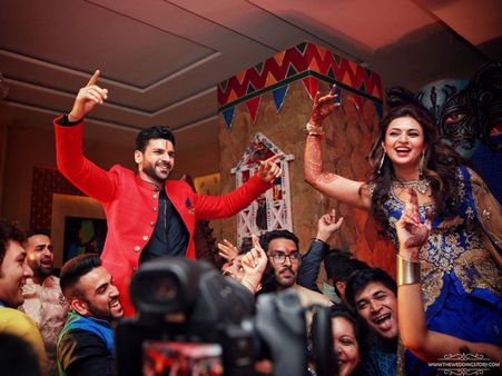 દિવ્યાંકાની સંગીત સેરેમની