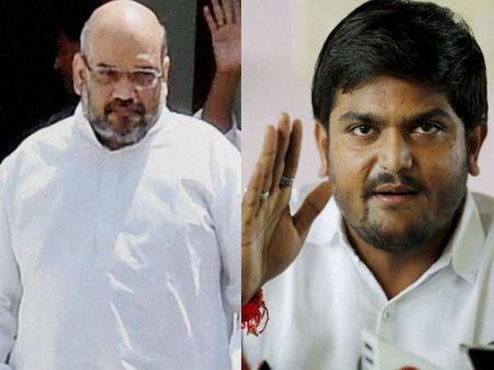 અમીત શાહ અને ભાજપ પર હાર્દિક 