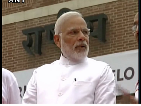 'રન ફોર રિયો' દોડને લીલી ઝંડી બતાવતા મોદી