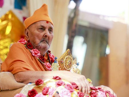 સ્વામીનારાયણના ગુરુ પ્રમુખ સ્વામી થયા બ્રહ્મલીન