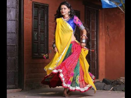 થ્રી લેયર સ્કર્ટ