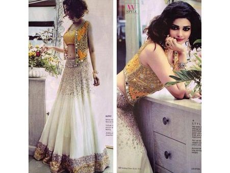 કોટી સાથે ચણિયાચોળી