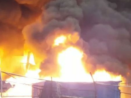 સુરતના હરિયાલમાં લાગી ભીષણ આગ, 