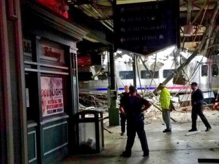 અમેરિકાના ન્યુજર્સીમાં ટ્રેન એક્સીડેન્ટ, ભારે નુકશાનની આકાંશા