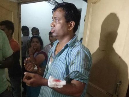 મહિલાએ RSSના કાર્યકર પર એસિડ ફેંકયું!