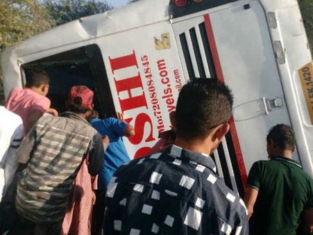 ભરૂચ પાસે લક્ઝરી બસને નડ્યો અકસ્માત, 4ના મોત