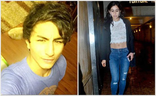 ઇબ્રાહિમ અલી ખાન અને સારા અલી ખાન