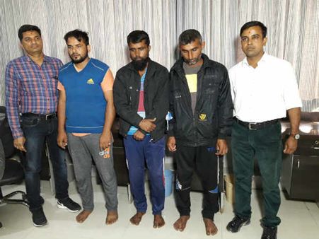 ONGCની રીંગથી ચોરી કરતા ડિઝલ ચોરો રંગે હાથે પકડાયા