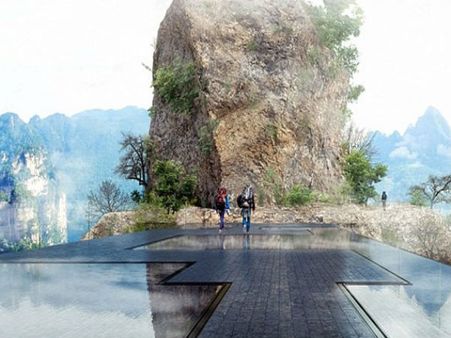 ગ્લાસ બ્રિઝ પછી ચીને બનાવ્યો ન દેખાય તેવો પુલ, જુઓ તસવીરો