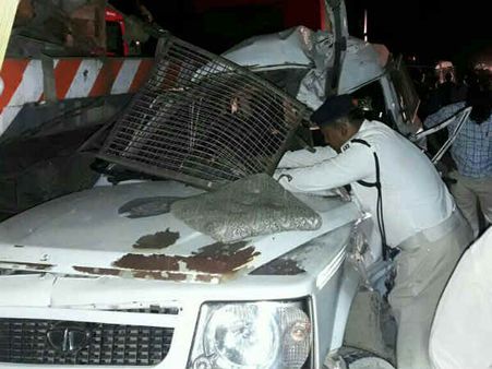 ધ્રાંગધ્રા પાસે પોલીસ જીપનો અકસ્માત, 1 જવાનનું મોત