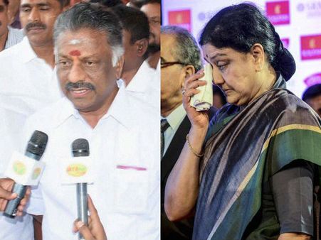 'ટોપી' અને 'વીજળીના થાંભલા'માં વહેંચાયું AIADMK