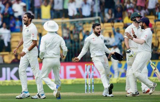 ભારતે બેંગલુરુ ટેસ્ટમાં ઓસ્ટ્રેલિયાને 75 રનથી પછાડ્યું