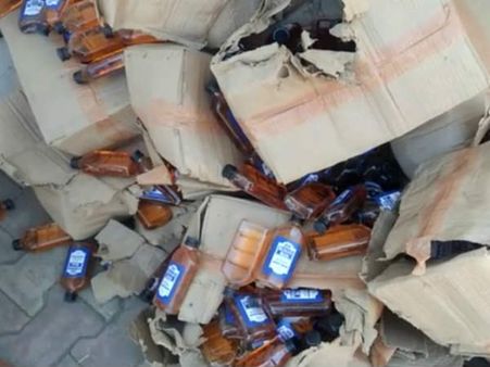 વડોદરાના નેશનલ હાઇવે પર 60 લાખનો દારુ ઝડપાયો