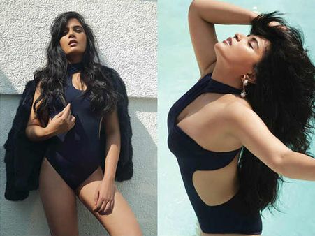બ્લેક બિકિનીમાં હોટ ફોટોશૂટ, બોલિવૂડ છે દંગ!