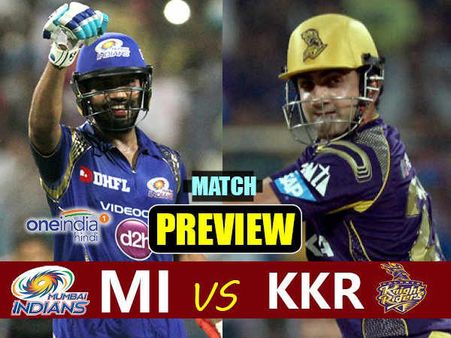 Preview: મુંબઇ ઇન્ડિયન્સ વિ. KKR..મુકાબલો રહેશે રસપ્રદ