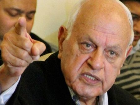 કાશ્મીરના પથ્થરબાજો રાષ્ટ્ર માટે લડી રહ્યાં છેઃ ફારુખ અબ્દુલ્લા