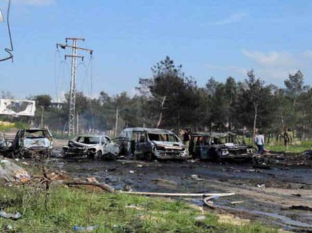 સીરિયાઃ આત્મઘાતી બોમ્બ હુમલામાં 100નું મૃત્યુ