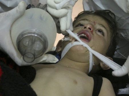 સીરિયાઃ કેમિકલ હુમલામાં 100ની મોત, 400થી વધુ ઘાયલ