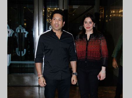 સચિન અને અંજલિ તેંડુલકર