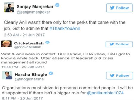 કુંબલે સેવાઓનો લાભ લેવા કોચ નહોતા બન્યા કુંબલે સેવાઓનો લાભ લેવા કોચ નહોતા બન્યા