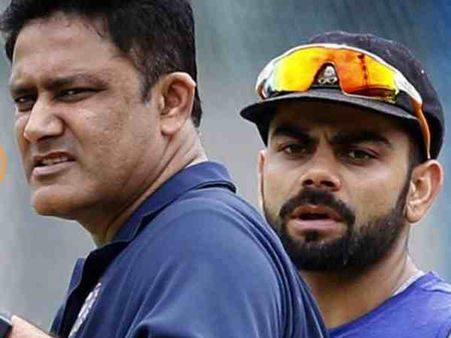 કુંબલેએ કરી કોહલીની આપત્તિઓની અવગણના